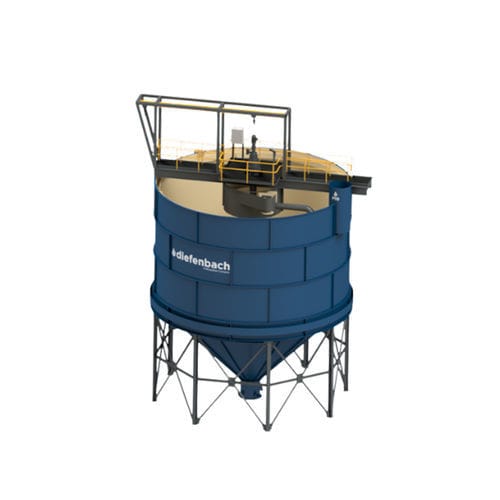 Épaississeur par gravité - P - Diefenbach srl - pour installation de traitement des eaux usées