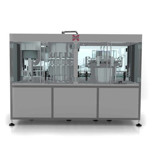 Remplisseuse capsuleuse automatique - Axtra Srl - pour liquides / monobloc / industrielle