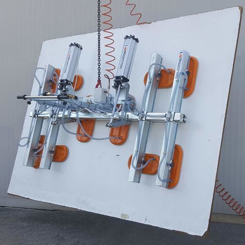 Palonnier à ventouse pour tôle métallique - X series - Dal Forno Srl - pour plaque de verre / pour pièces plates / pour plaques