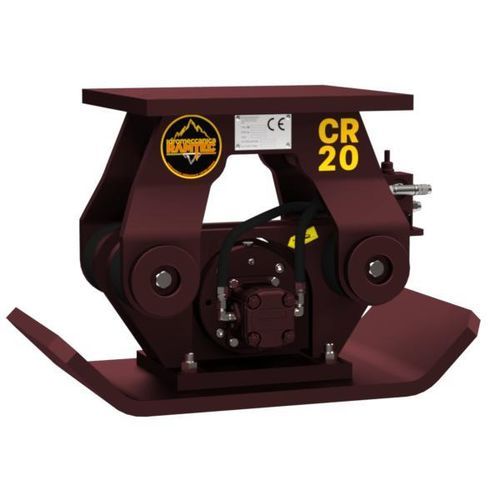Plaque vibrante non réversible - CR 20 - Idromeccanica Ramtec - pour excavatrice / pour chargeuse compacte / pour enfonce-pieu