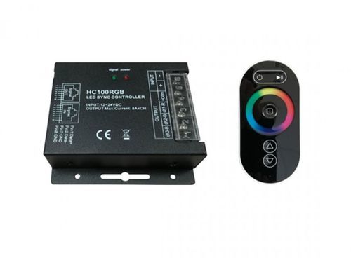 Contrôleur d'éclairage LED - HC100RGB - HITECHLED SRL - Ethernet / 3 canaux / intensité lumineuse réglable
