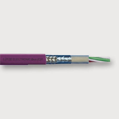 Câble électrique de données - 104214 - LÜTZE - DIN / à retardateur de flamme / blindé