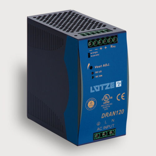 Alimentation électrique sur rail DIN - 728758 - LÜTZE - AC/DC / régulée / à découpage