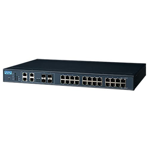 Commutateur Ethernet administrable - EKI-7428G-4CPI - ADVANTECH - 28 ports / gigabit / de niveau 2