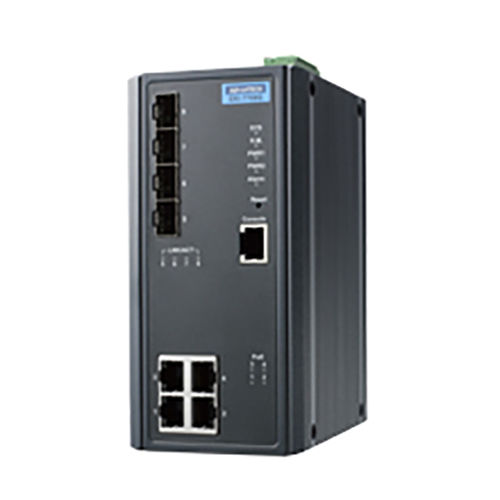 Commutateur Ethernet administrable - EKI-7708E-4FP - ADVANTECH - 8 ports / à montage sur rail DIN / embarqué