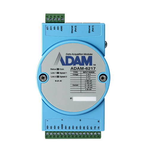 Module d'entrée déportées - ADAM-6217 - ADVANTECH - analogique / Ethernet / Modbus TCP