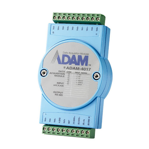 Module d'entrée analogique - ADAM-4017 - ADVANTECH - numérique / RS-485 / 8 canaux