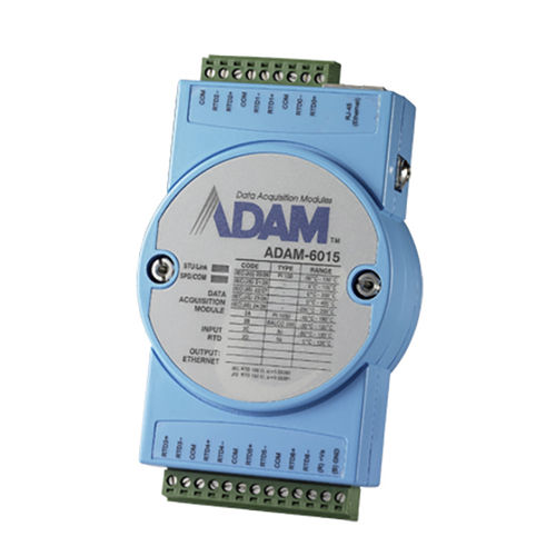 Module d'entrée Ethernet - ADAM-6015 - ADVANTECH - Modbus TCP / multivoies / pour RTD