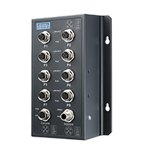 Commutateur Ethernet administrable - EKI-9508E-MPH - ADVANTECH - 8 ports / mural / PoE