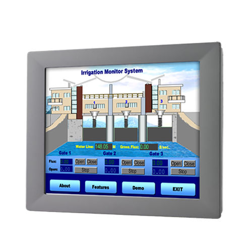 Moniteur LCD - FPM-2120G - ADVANTECH - à écran tactile résistif / rétroéclairage à LED / industriel