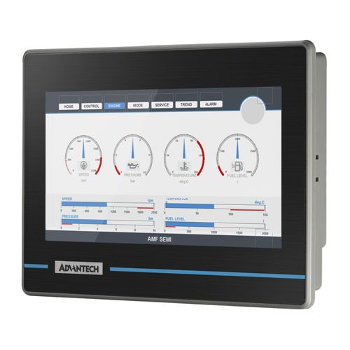 Terminal opérateur à écran tactile résistif - WOP-207K - ADVANTECH - encastrable / 800 x 480 / RISC