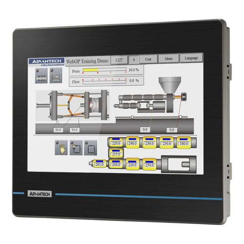 Terminal opérateur à écran tactile résistif - WOP-210K - ADVANTECH - encastrable / 1024 x 600 / RISC