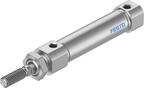 Vérin pneumatique - DSNU-S series    - FESTO - à piston magnétique / double effet / en acier inoxydable