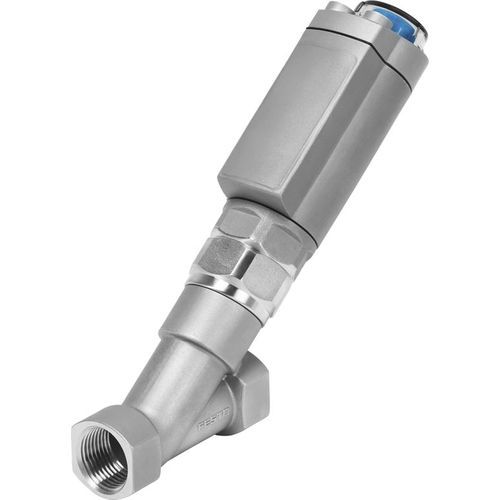 Vanne à siège incliné - VZXA - FESTO - à soupape / pneumatique / de contrôle