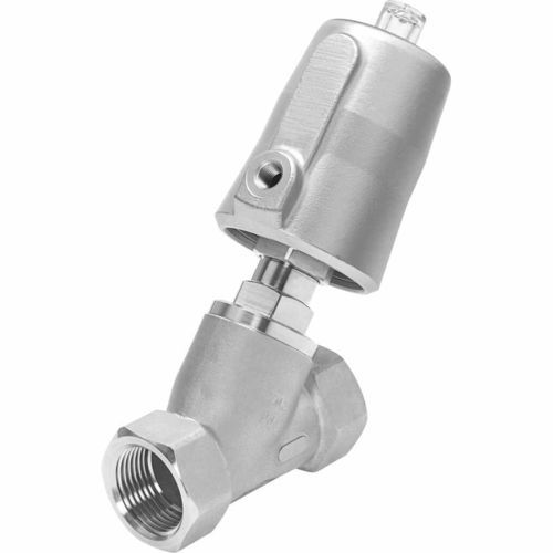 Vanne à siège incliné - VZXF - FESTO - à soupape / à commande pneumatique / de contrôle