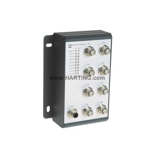 Commutateur Ethernet non administrable - Ha-VIS eCon 4000 - HARTING - 8 ports / mural / rapide