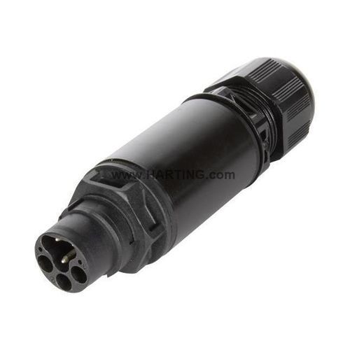Connecteur de données - S15_PFT_STR-FM_AC_M_CRT_w/o-contacts - HARTING - d'alimentation électrique / circulaire / à sertir