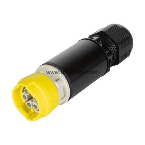 Connecteur combiné - S15_PFT_STR-FM_AC_M_CRT_w/o-contacts - HARTING - fil à fil / circulaire / à sertir