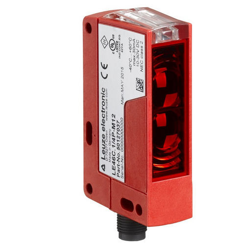 Détecteur photoélectrique type barrage - LE46C/4P-M12  - Leuze electronic GmbH + Co. KG - rectangulaire