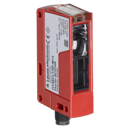 Détecteur photoélectrique avec suppression d'arrière-plan - HT46CL2/4P-M12  - Leuze electronic GmbH + Co. KG - détecteur à réflexion directe / rectangulaire / laser