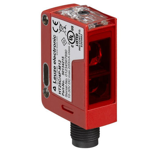 Détecteur photoélectrique avec suppression d'arrière-plan - HT25CL1/4P-M12  - Leuze electronic GmbH + Co. KG - détecteur à réflexion directe / rectangulaire / laser