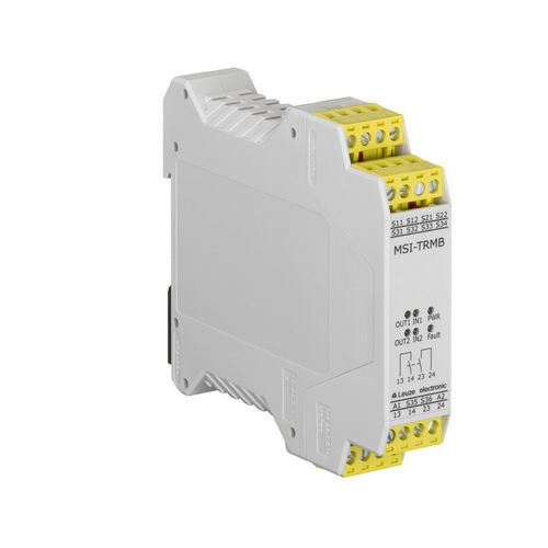 Relais de sécurité pour barrière immatérielle - MSI-TRMB-02  - Leuze electronic GmbH + Co. KG - 2NO / NO/NF / IEC