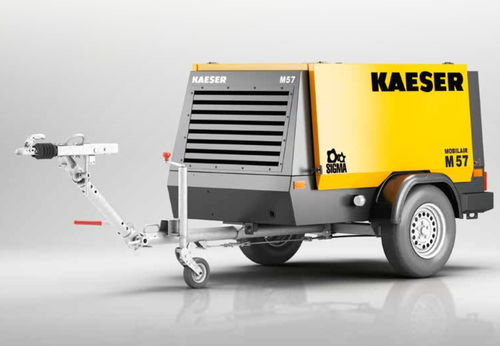 Compresseur à vis - M57 - KAESER Kompressoren - d'air / à moteur diesel / mobile