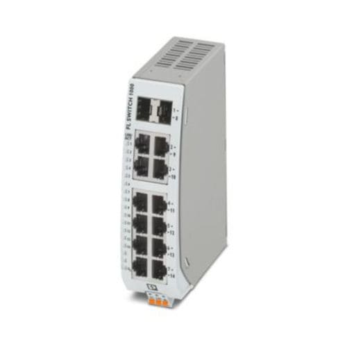 Commutateur Ethernet administrable - FL SWITCH 1012NT-2SFP - PHOENIX CONTACT GmbH & Co. KG - 14 ports / RJ45