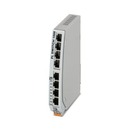 Commutateur Ethernet non administrable - FL SWITCH 1008NT - PHOENIX CONTACT GmbH & Co. KG - 8 ports / sur rail DIN / RJ45