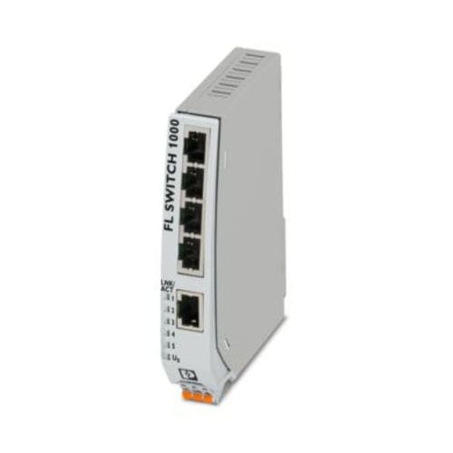 Commutateur Ethernet non administrable - FL SWITCH 1105NT - PHOENIX CONTACT GmbH & Co. KG - 5 ports / sur rail DIN / RJ45