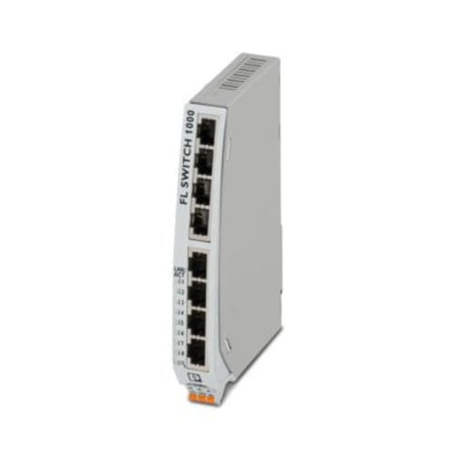 Commutateur Ethernet non administrable - FL SWITCH 1108NT - PHOENIX CONTACT GmbH & Co. KG - 8 ports / sur rail DIN / RJ45