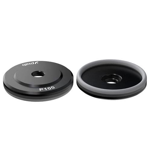 Ventouse plate - P100  - PIAB - en aluminium / pour raccord / de vide