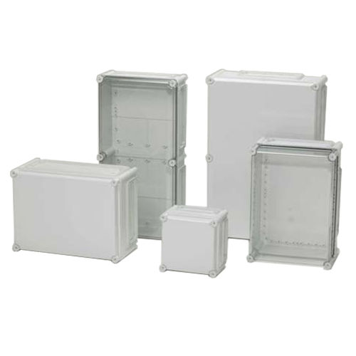 Boîtier avec bride - EK series - FIBOX - modulaire / en polycarbonate / à usage général