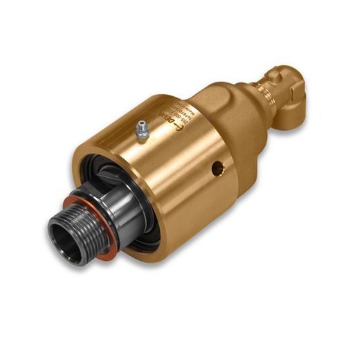 Raccord tournant pour eau - 157-420-401 - DEUBLIN COMPANY - pour huile chaude / pour vapeur / 2 passages