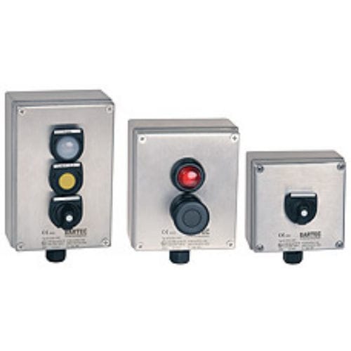 Boîte à boutons à 3 boutons - BARTEC - IP65 / ATEX / en matière plastique