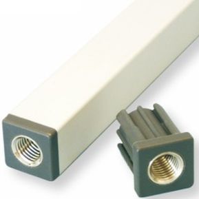 Capuchon fileté - 1627 - BETT SISTEMI - carré / en polyamide / pour tubes