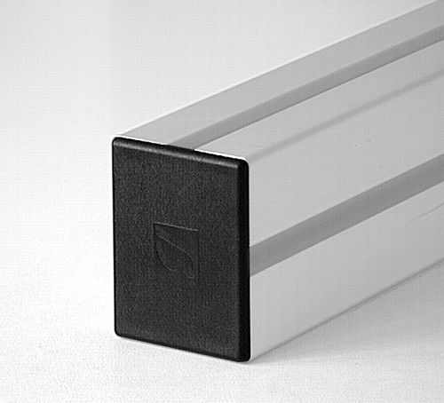 Embout recouvrant press-fit - 1207 - BETT SISTEMI - rectangulaire / en ABS / pour extrémité de profilé