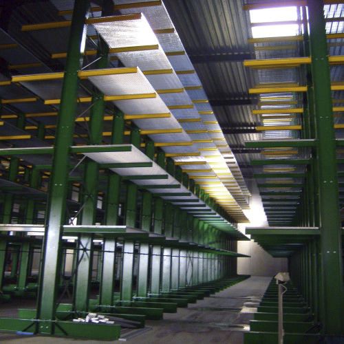 Rayonnage cantilever - TraviCant® - CORNIX - compact / sur mesure / pour charges lourdes