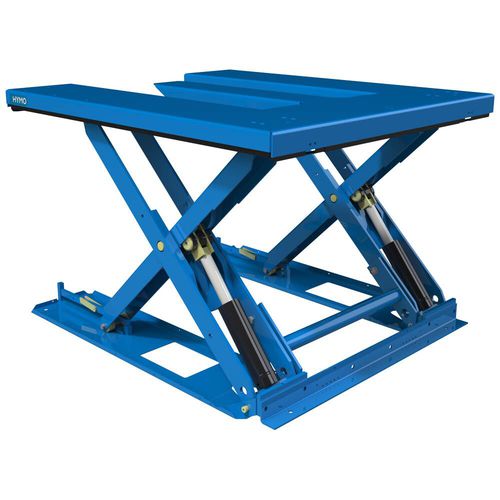 Table élévatrice à ciseaux - MXE series - HYMO - électrique / stationnaire / à plateau en E