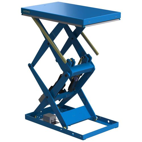 Table élévatrice à doubles ciseaux - BXX series - HYMO - hydraulique / stationnaire