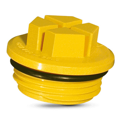 Bouchon rond - GPN 738 series - Pöppelmann - fileté / en nylon 6 / de protection