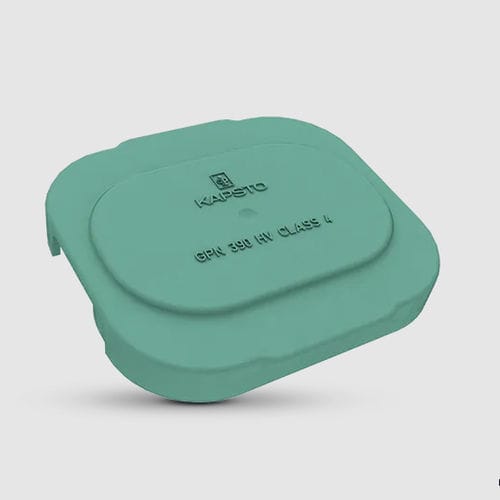 Capuchon rectangulaire - GPN 390 Type C - Pöppelmann - en plastique / pour connecteur électrique / de protection