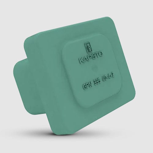 Capuchon rectangulaire - GPN 395 Form E - Pöppelmann - en plastique / de protection