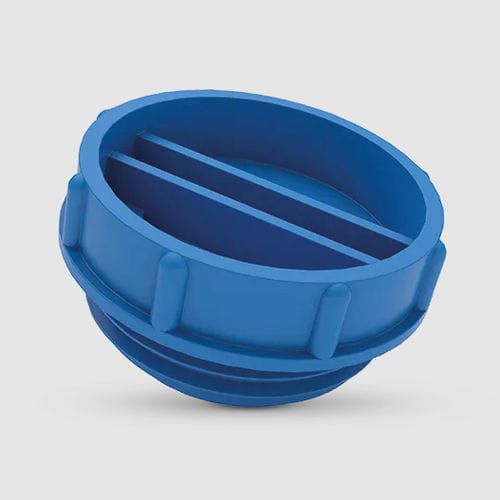 Bouchon rond - GPN 703 series - Pöppelmann - fileté / en polyéthylène basse densité (PEBD) / de protection