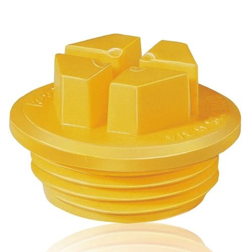 Bouchon hexagonal - GPN 736 series - Pöppelmann - fileté / en plastique / de protection