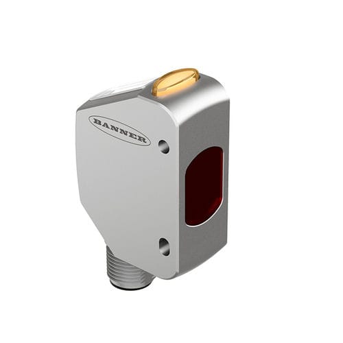 Détecteur photoélectrique avec suppression d'arrière-plan - Q4XFKLAF310-Q8 - TURCK - avec suppression de premier plan / rectangulaire / laser