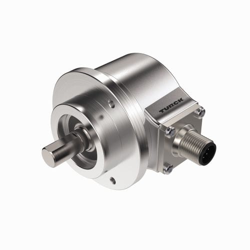 Codeur rotatif incrémental - REI-E-113T10C-4B5000-H1181 - TURCK - optique / à arbre plein / à bride