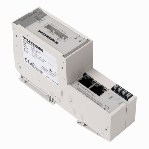 Système d’entrées/sorties bus de terrain - BL20-E-GW-EN - TURCK - Modbus / ProfiNet / Ethernet