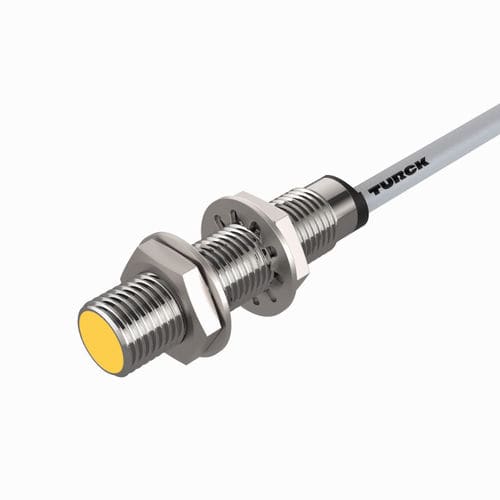 Capteur de distance cylindrique - BI4-M12-AN6X 7M - TURCK - inductif / connecteur M12 / IP67