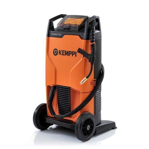 Poste à souder MIG-MAG - Kempact 253A - KEMPPI - triphasé / mobile / entraînement du fil à 4 galets